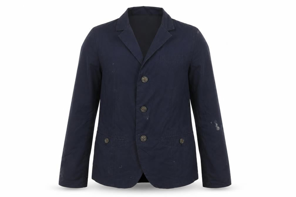 Player N. Unisex Blue Cotton Blazer S