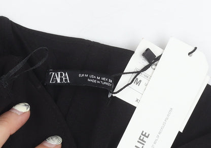 Zara Women's Black Strapless Sweetheart Bodysuit M