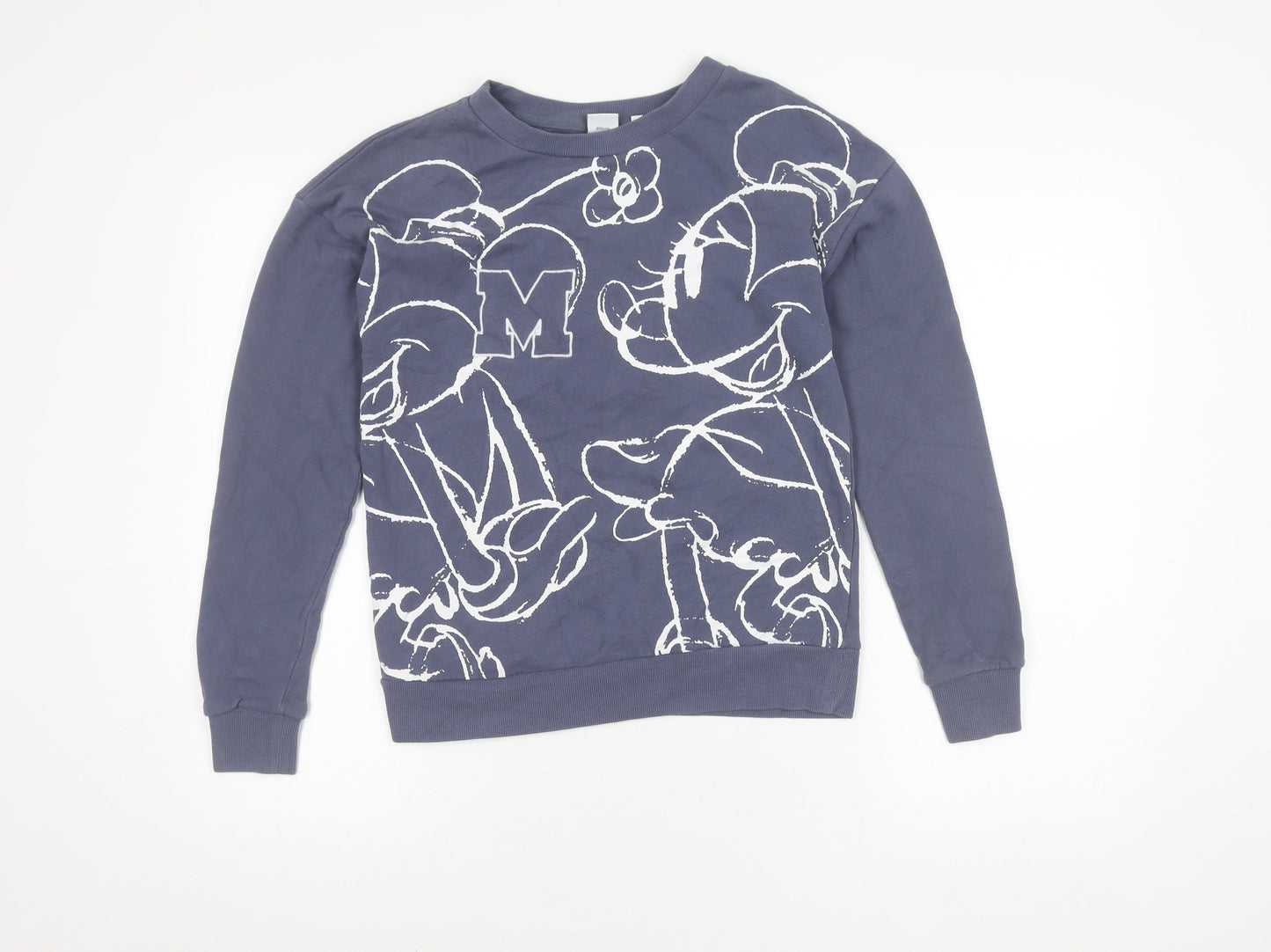 Next Women's Blue Mickey Mouse Sweatshirt, Size 6