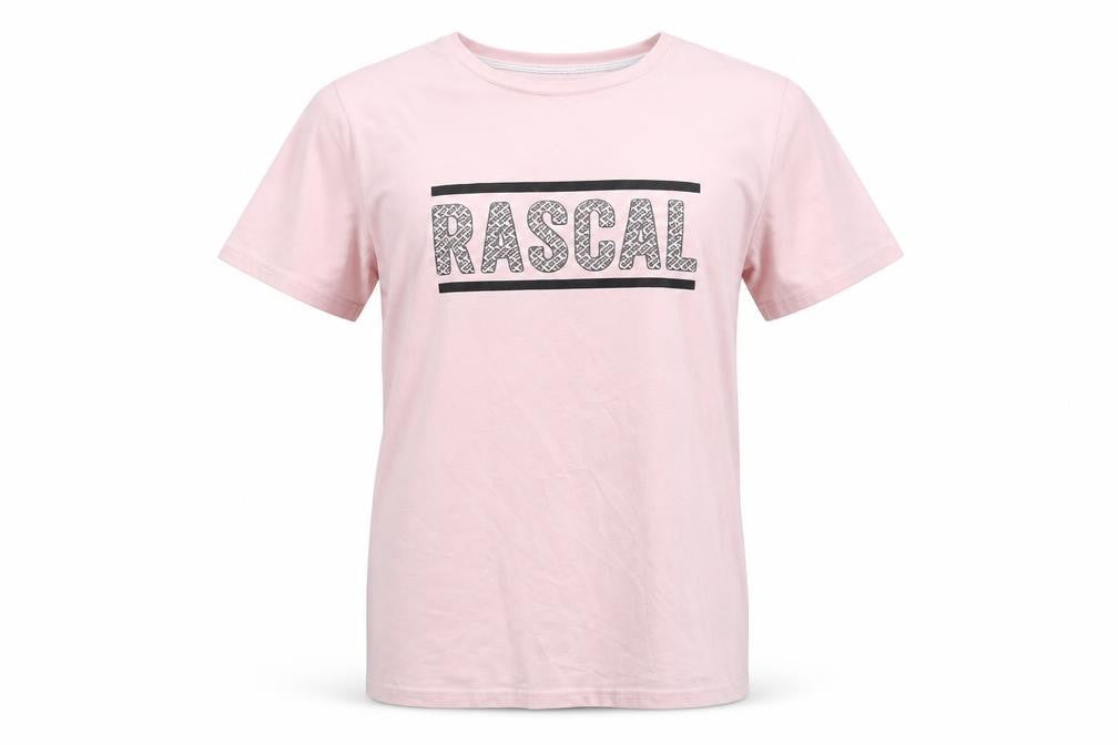 Rascal Pink Teen T-Shirt, XL, Casual Crew Neck