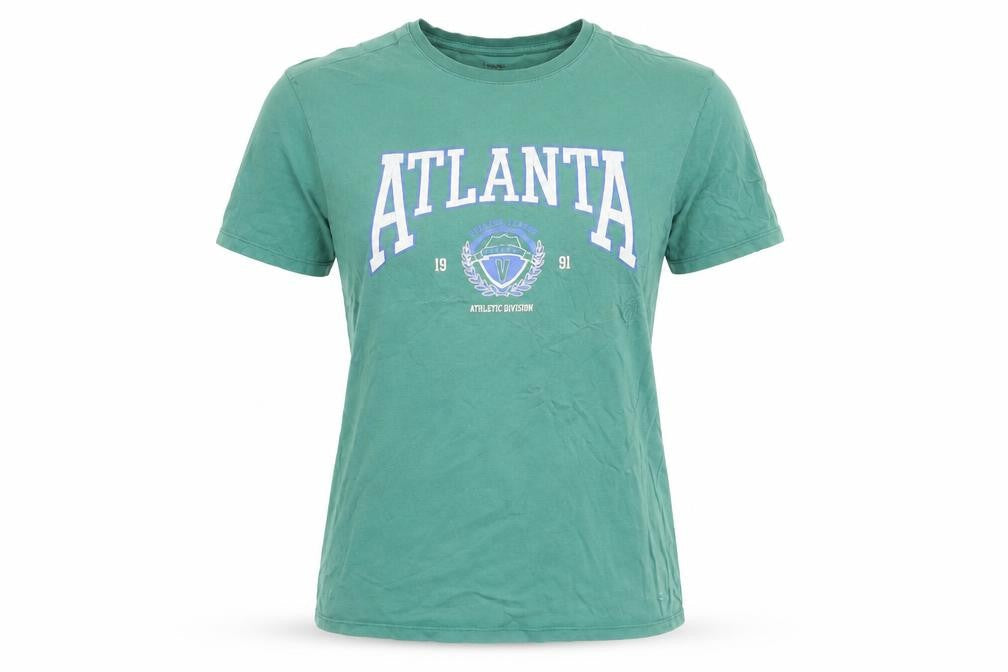 KIABI Unisex Green XS Cotton College T-Shirt