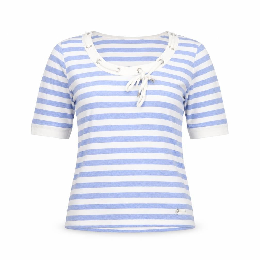 Marks & Spencer Women’s Blue Striped Ringer T-Shirt