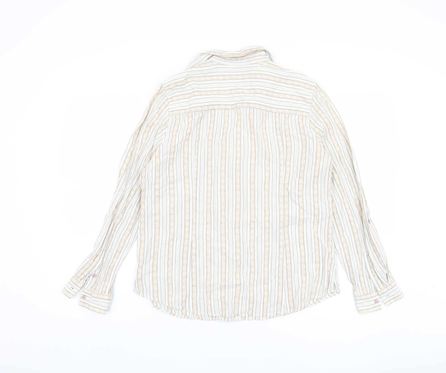Marks and Spencer Women's Striped Button-Up Shirt