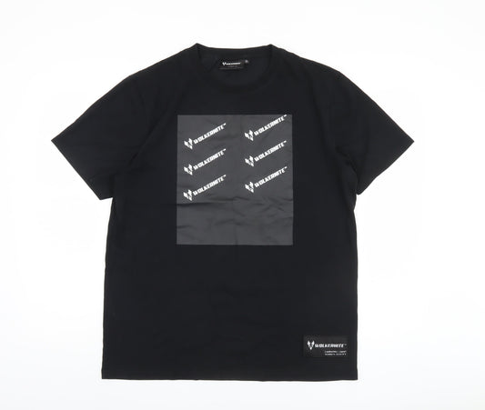 Wolkernite Men's Black XL Graphic Print T-Shirt