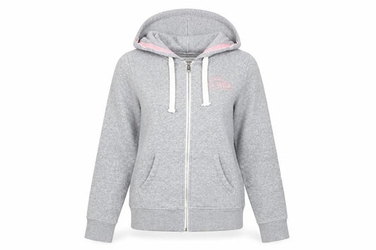 Jack Wills Women's Grey Basic Hooded Jacket Size 8
