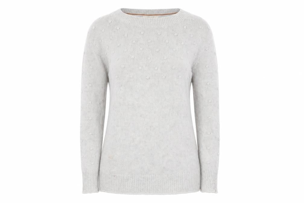 White Stuff Women's Grey Pullover Jumper Size 8