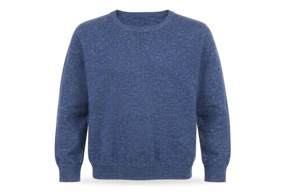 Gap Men's Blue Cotton Crew Neck Pullover Jumper - Size L