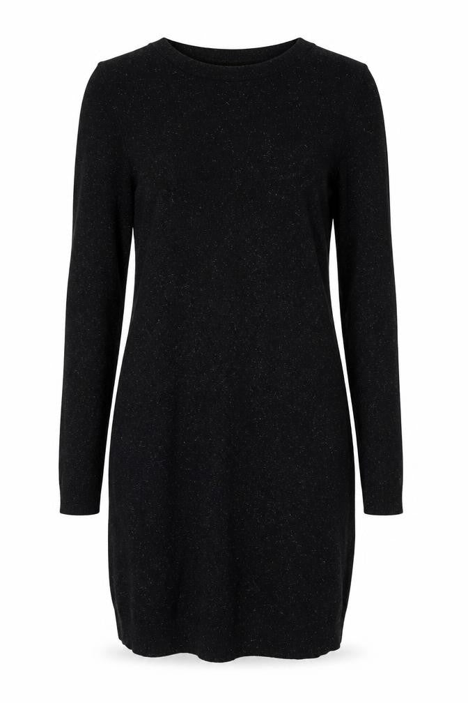 Whistles Black Knit Dress - UK 8, Long Sleeve, Women