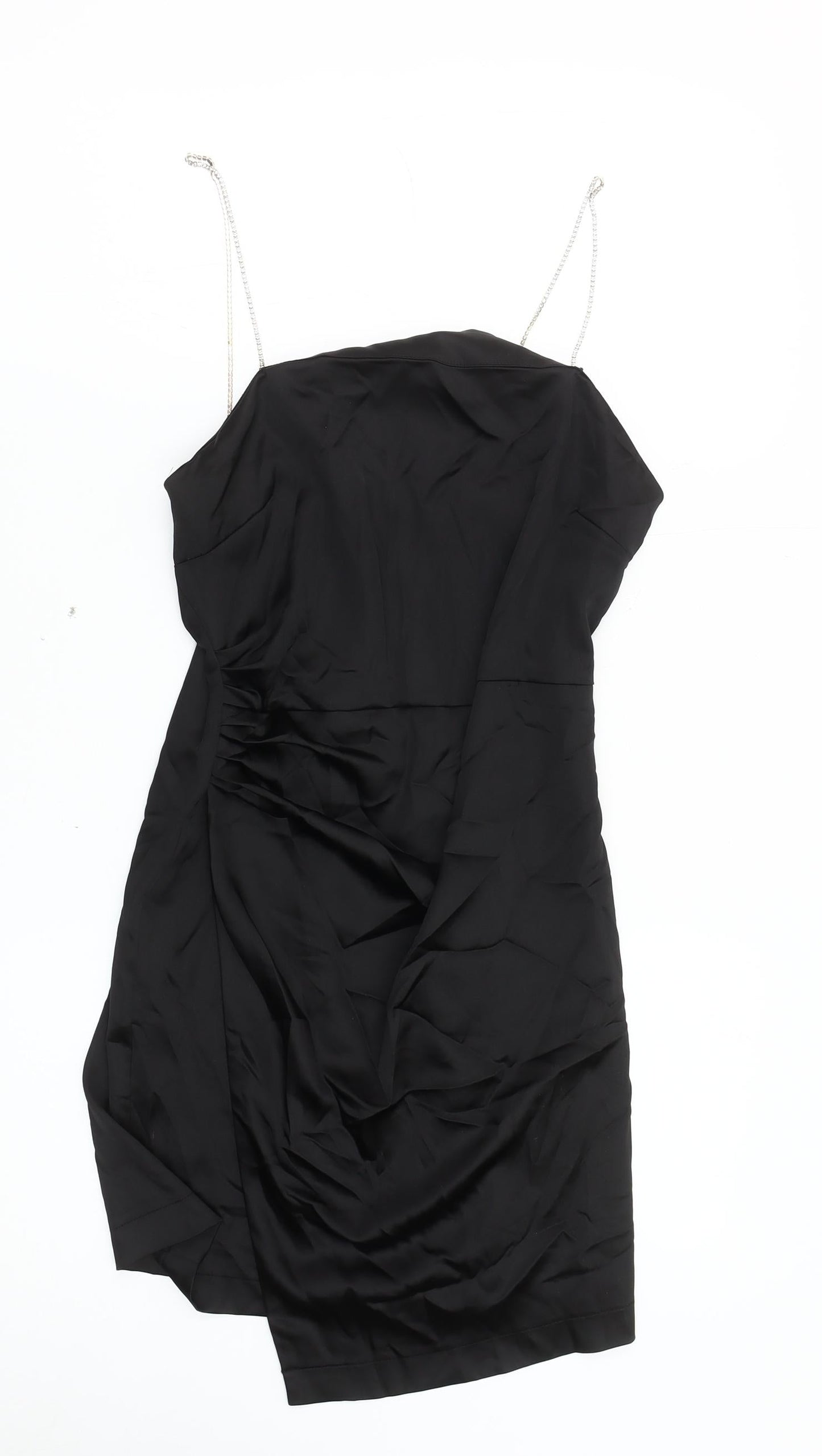Zara Women’s Black Slip Dress Size 12 Party Wear
