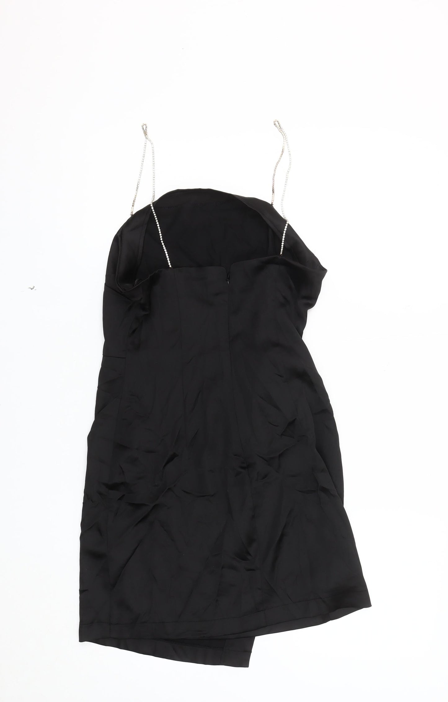 Zara Women’s Black Slip Dress Size 12 Party Wear