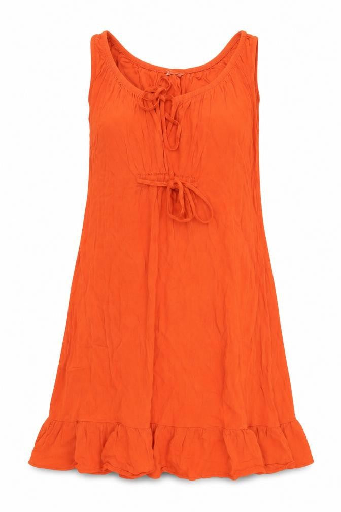 Marks & Spencer Women's Orange Dress, Size 8