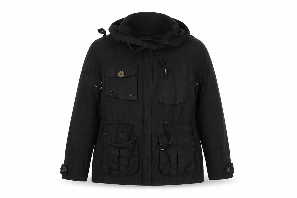 Zara Basic Women's Black XL Parka Jacket