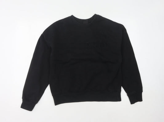 USA Pro Women's Black Pullover Sweatshirt Size 12
