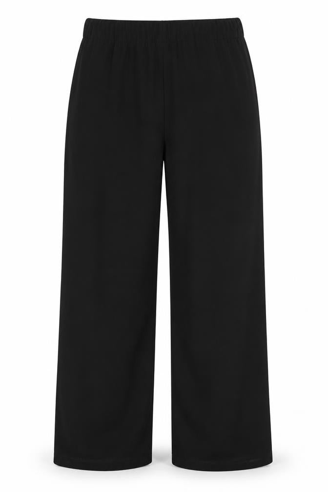 H&M Conscious Women's Black Relaxed Trousers, Size 8