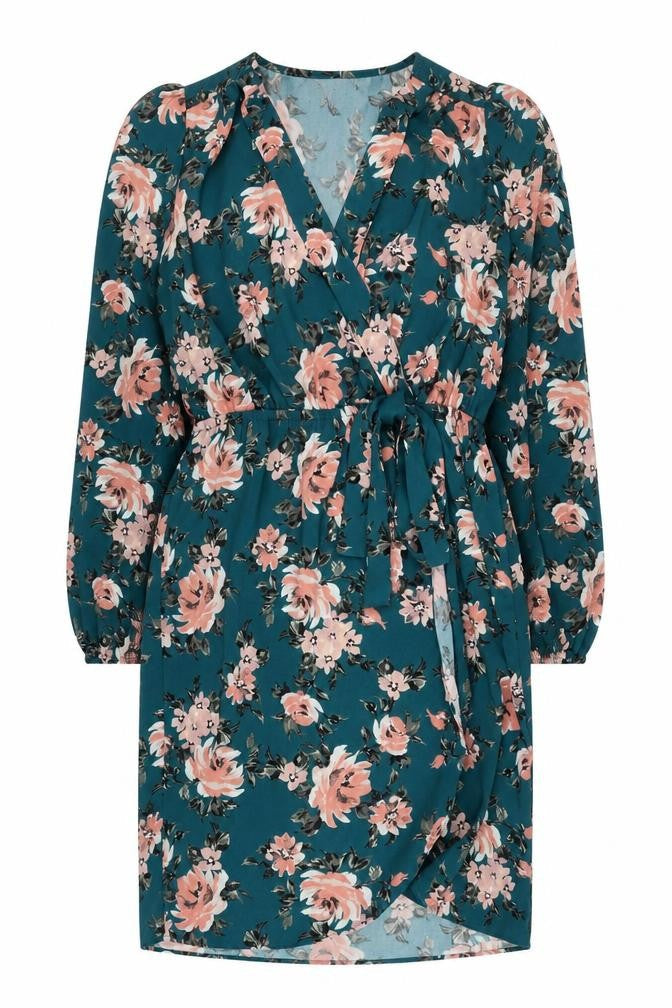 Apricot Women's Floral Wrap Dress Multicolour Size 10