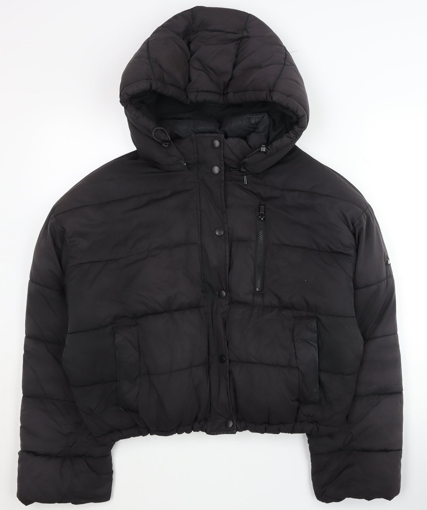 Urban Outfitters Women's Black Puffer Jacket L
