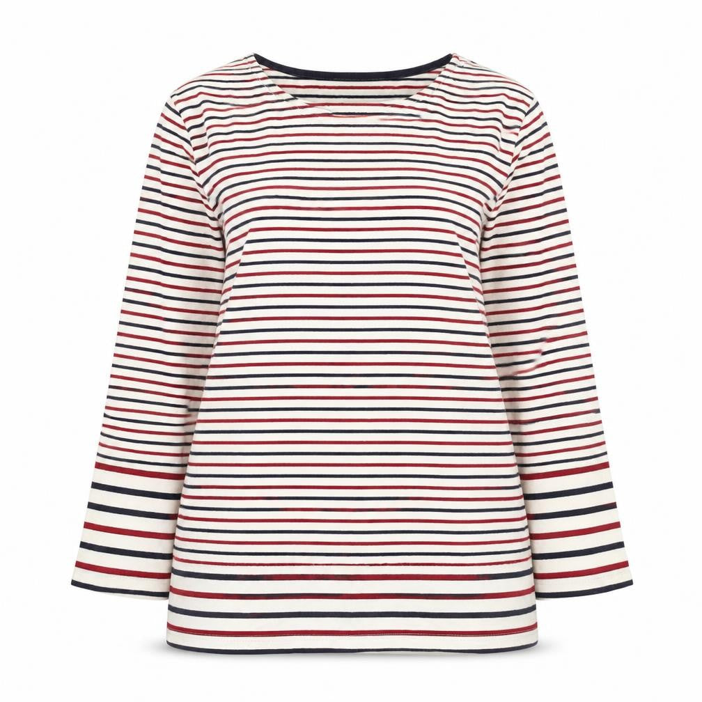 Warehouse Women Multicoloured Striped Top Size 10