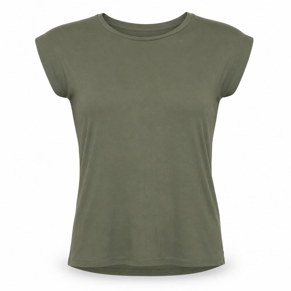 New Look Women's Green Basic T-Shirt Size 6