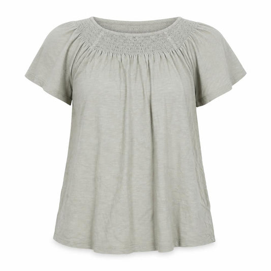 Marks and Spencer Women's Green Top, Size 16, 100% Cotton
