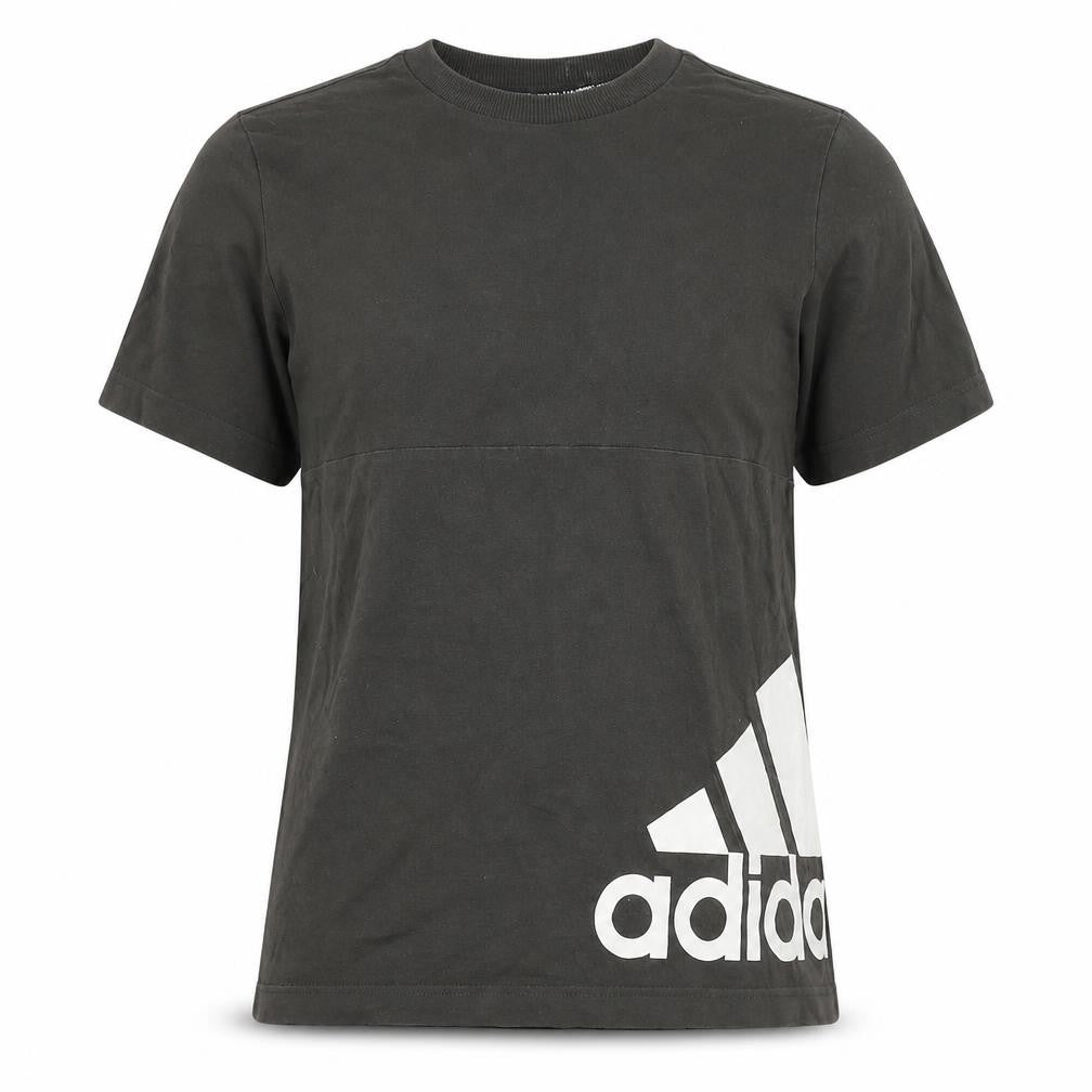 Adidas Black T-Shirt, Unisex Kids Size 13-14, Sporty Logo