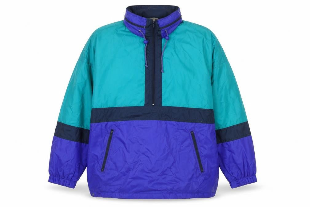 San Marco Men's Blue Windbreaker Jacket L