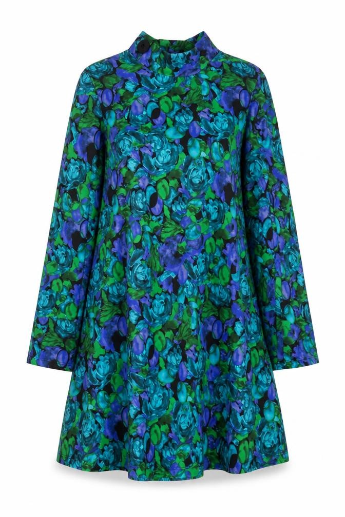 Zara Women's Multicoloured Floral Dress Size 8