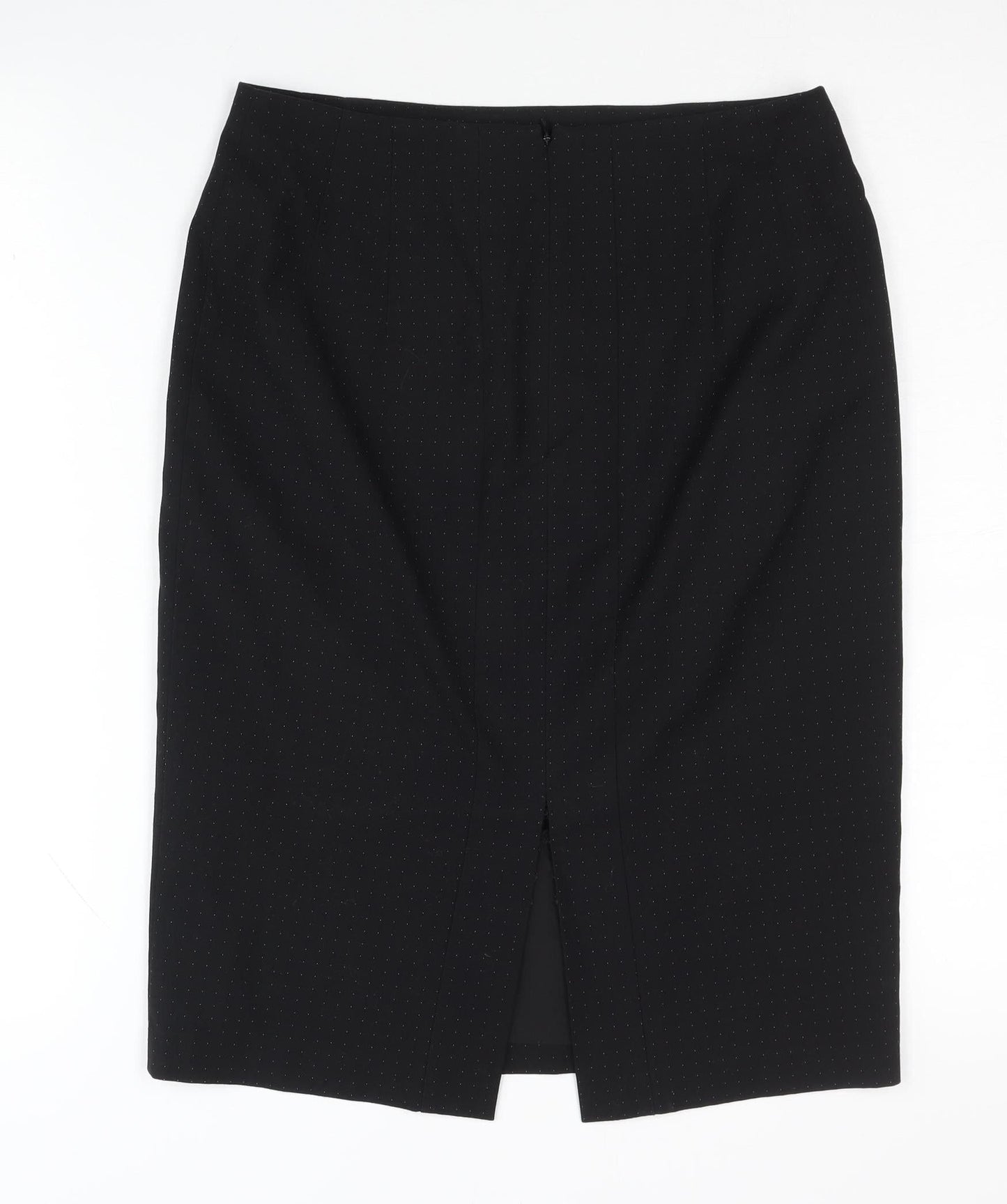 Warehouse Women's Black Midi Pencil Skirt - Size 10