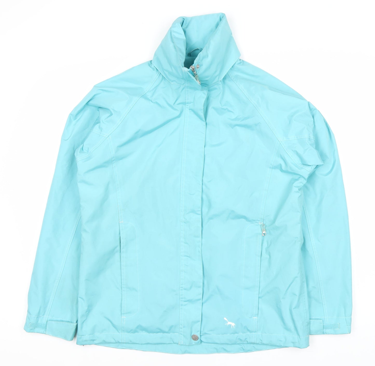 Outdoor Scene Women's Blue Mid-Length Jacket M
