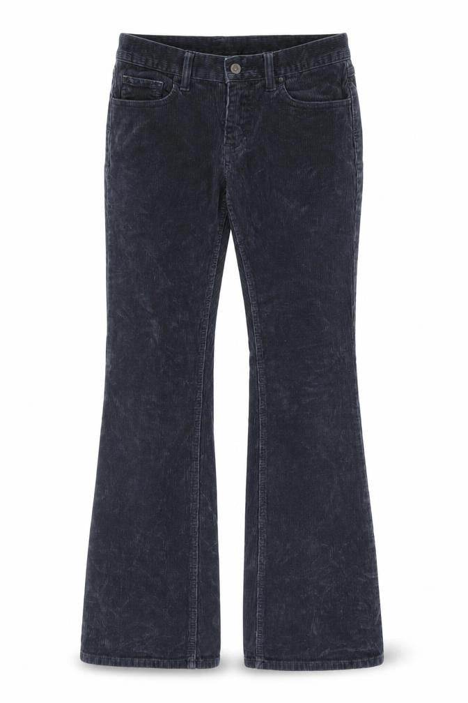 J. Crew Women's Blue Corduroy Trousers - Size S