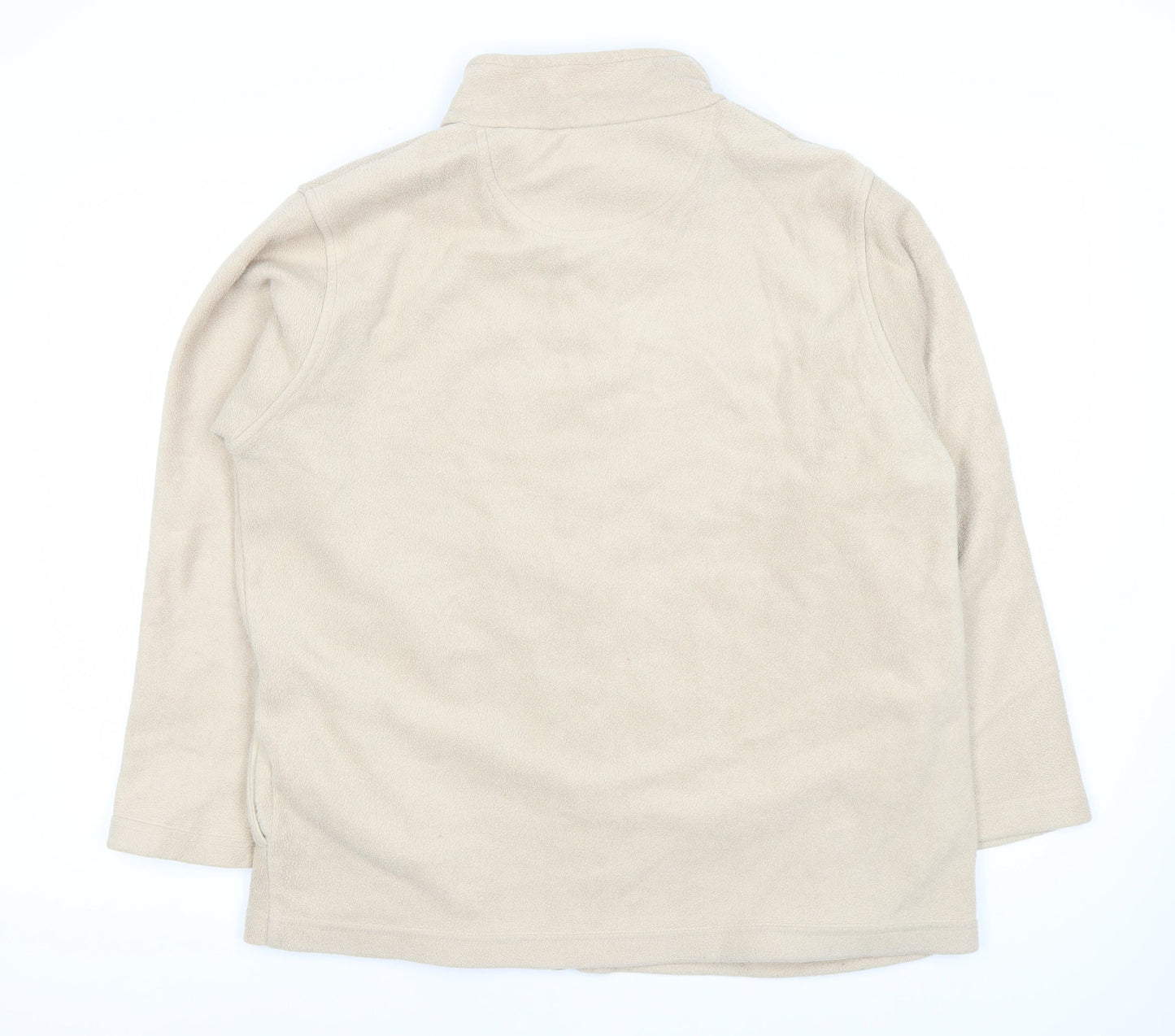 EWM Women's Beige Fleece Jacket Size 16