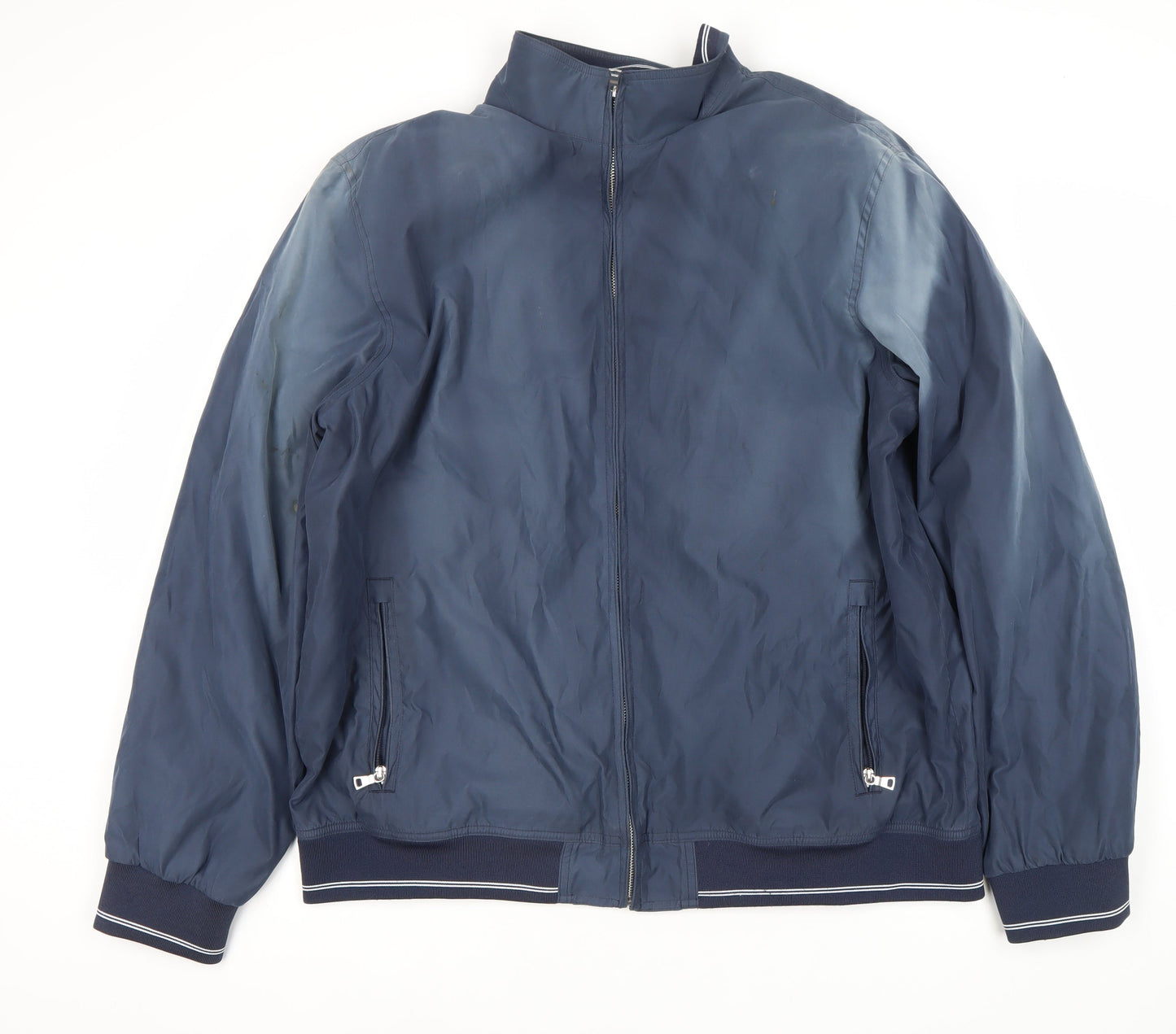 Marks and Spencer Men’s Blue Long Basic Jacket 2XL