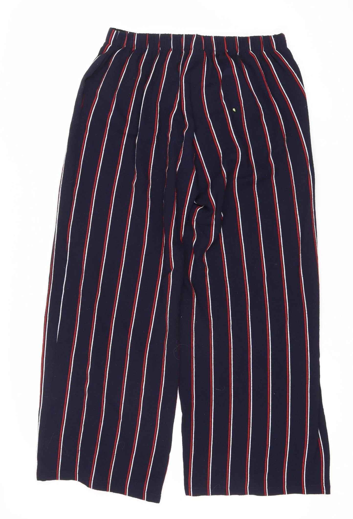 Zara Women's Multicoloured Striped Trousers - Size 14