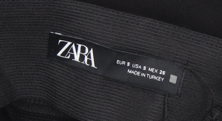 Zara Women's Black Leggings S - Button Accents