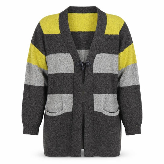 Yara Trail Women's Multicoloured Striped Cardigan, M