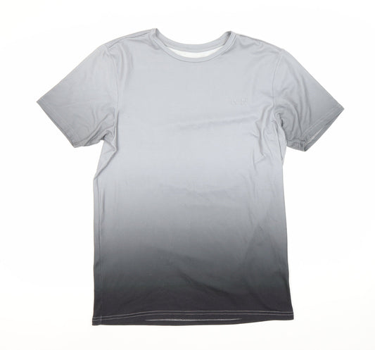 MAN Men’s Grey Crew Neck Short Sleeve T-Shirt - Size S