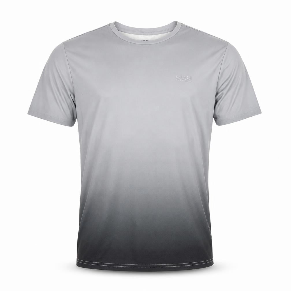 MAN Men’s Grey Crew Neck Short Sleeve T-Shirt - Size S