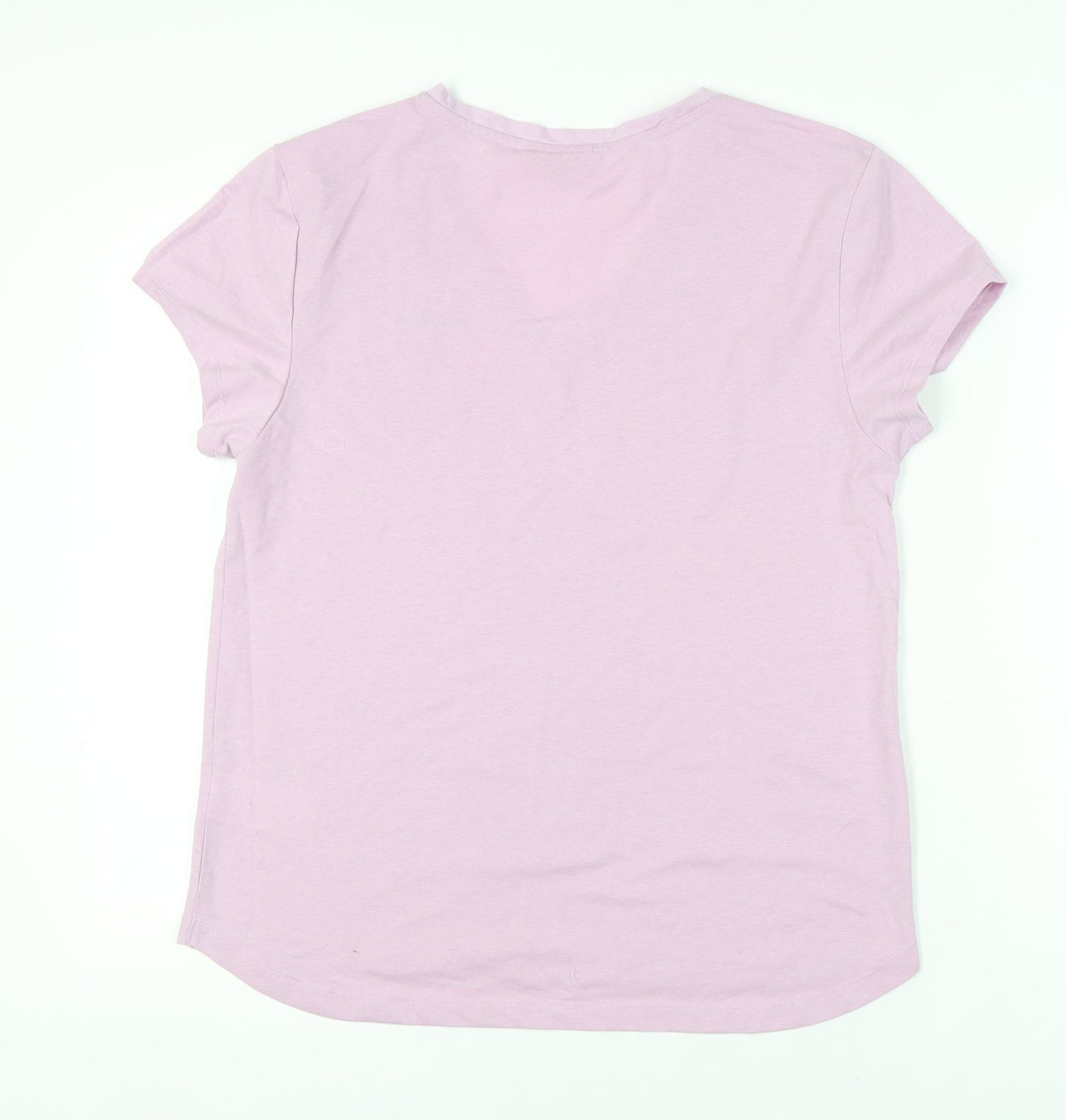 LA Gear Women's Pink V-Neck T-Shirt Size 16