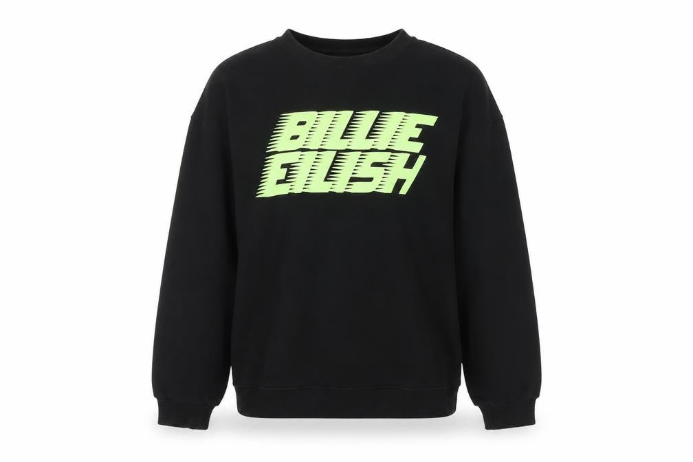 H&M Unisex Black XS Pullover Sweatshirt with Logo