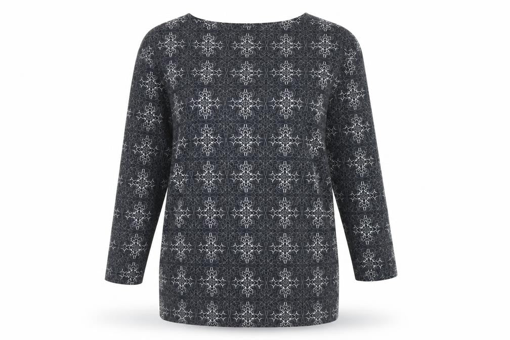 Marks & Spencer Women's Geometric Long Sleeve Top