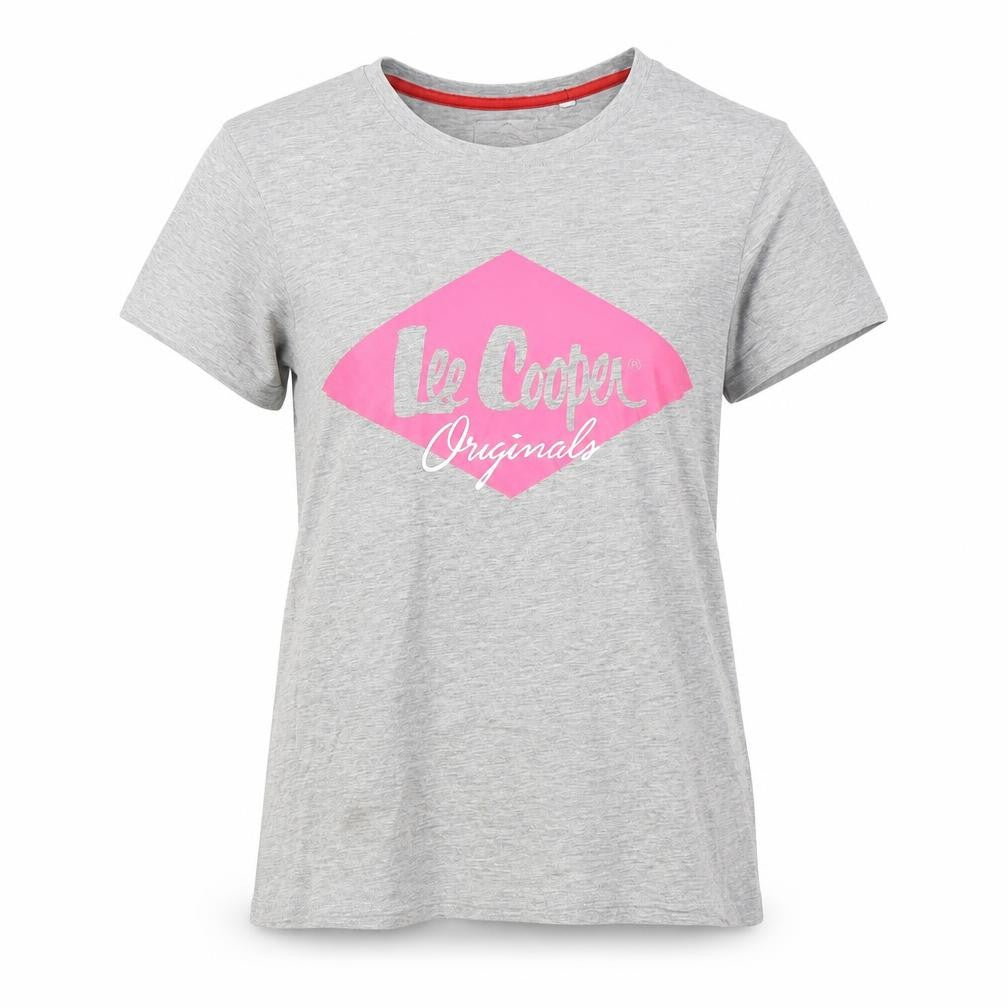 Lee Cooper Womens Grey T-Shirt Size 8 Casual