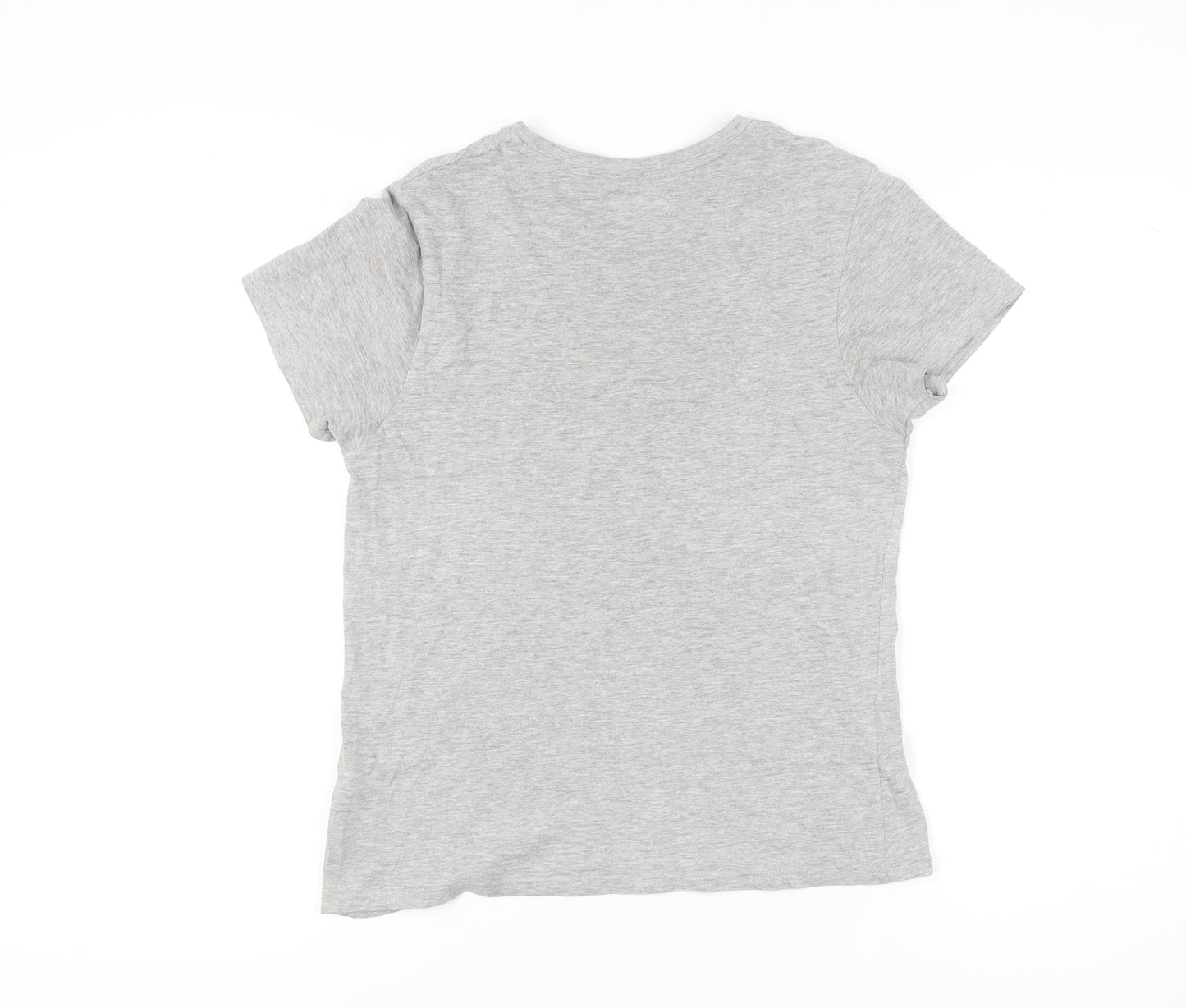 Lee Cooper Womens Grey T-Shirt Size 8 Casual
