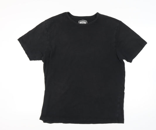 Charles Wilson Men's Black 2XL Crew Neck T-Shirt