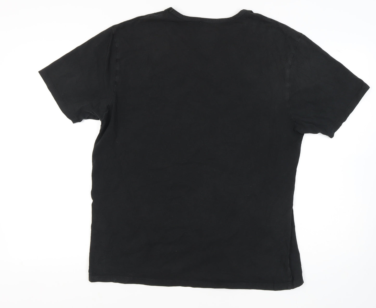 Charles Wilson Men's Black 2XL Crew Neck T-Shirt