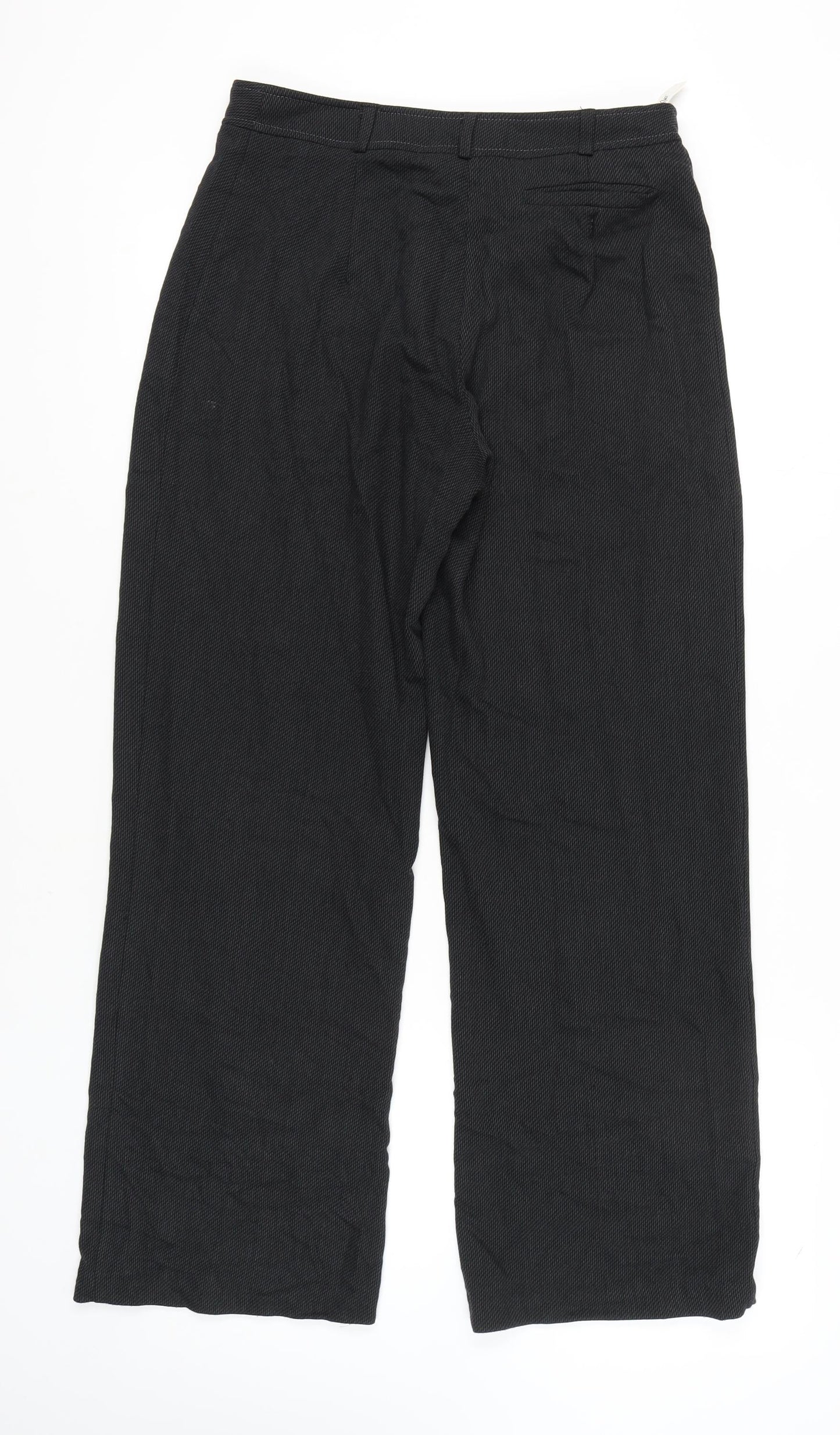Klass Women's Black Wide-Leg Trousers Size 14