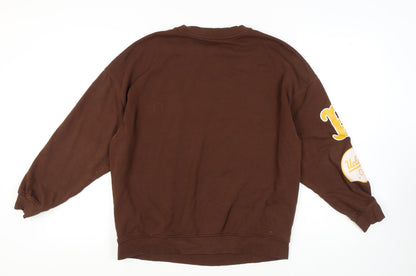 H&M Womens Brown UCLA Sweatshirt M Pull-Over