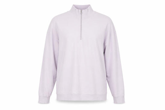 Marks and Spencer Women's Purple Mock Neck Sweatshirt Size 12