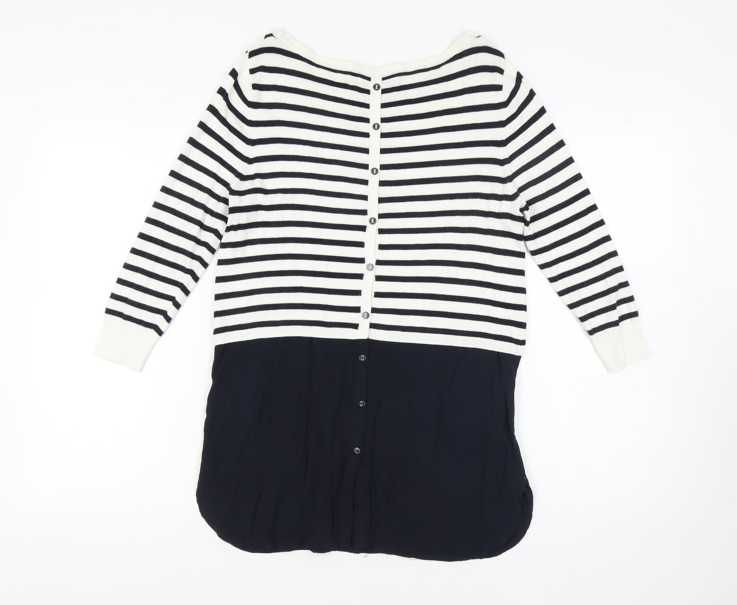 Mint Velvet Womens Multicoloured Striped Cardigan
