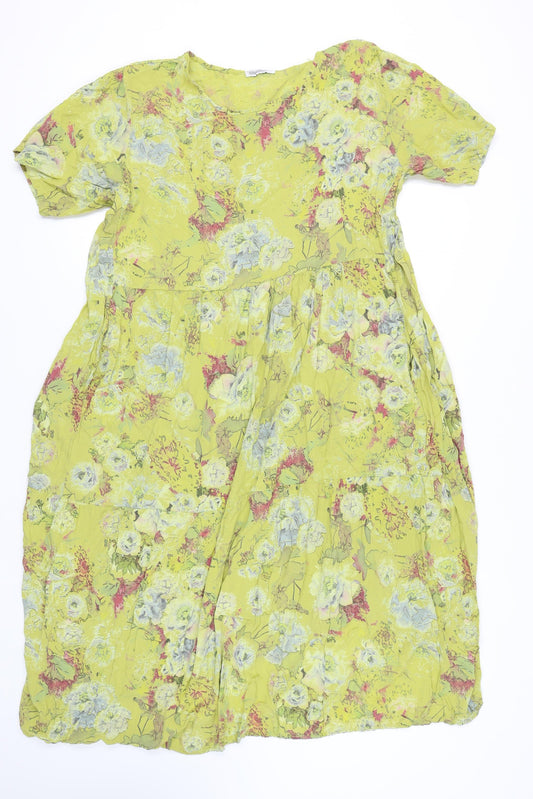 Unisono Women's Floral Dress Multicoloured Size L