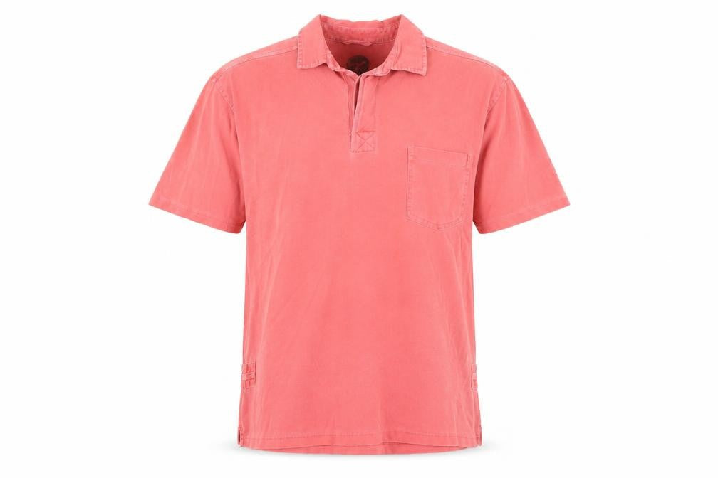 Marks & Spencer Red Short Sleeve Polo for Men