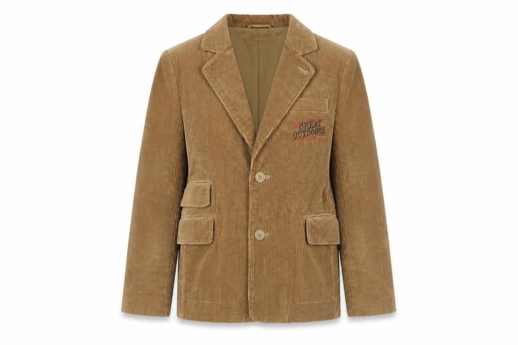 Tommy Hilfiger Brown Corduroy Blazer, Size 12